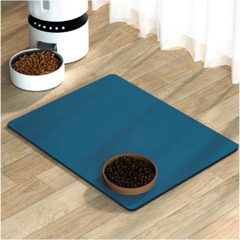 Pet Feeding Mat-Absorbent Dog Mat for Food and Water Bowl