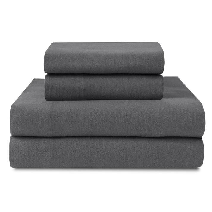 100 Percent Cotton Double Brushed Flannel Sheet Set 170 GSM