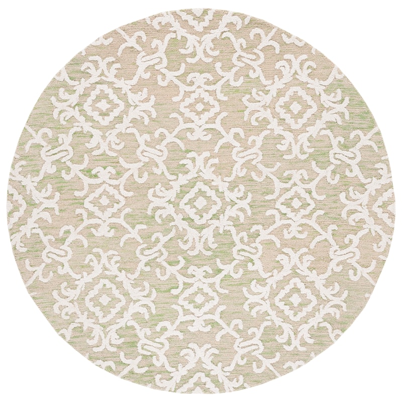 SAFAVIEH, Handmade Blossom Vesela Modern Floral Wool Rug