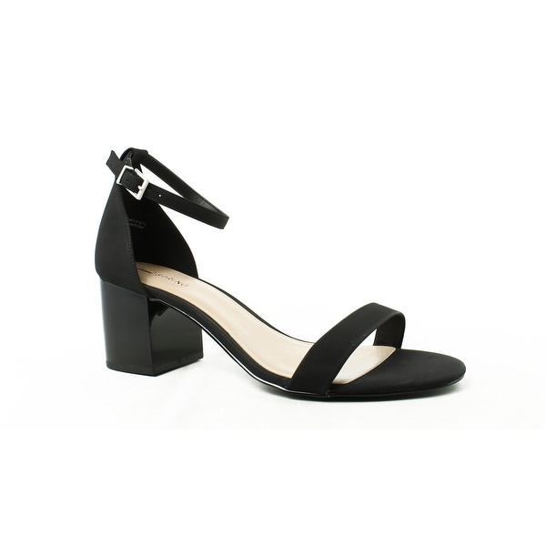 womens black ankle strap sandals