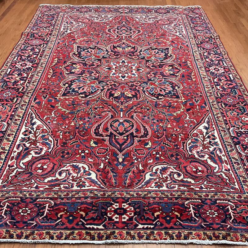 HERAT ORIENTAL Handmade Fine Heriz Rug - 8'2" x 12'3"