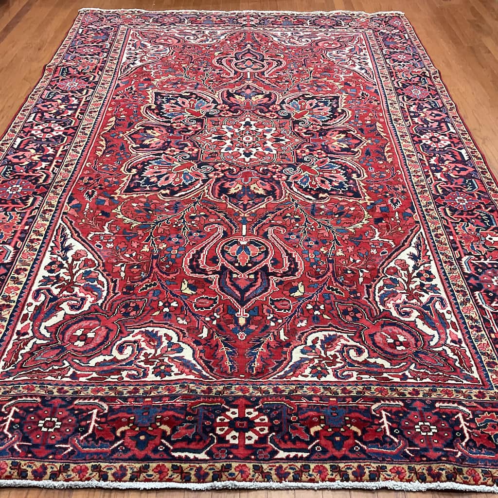 HERAT ORIENTAL Handmade Fine Heriz Rug - 8'2" x 12'3"