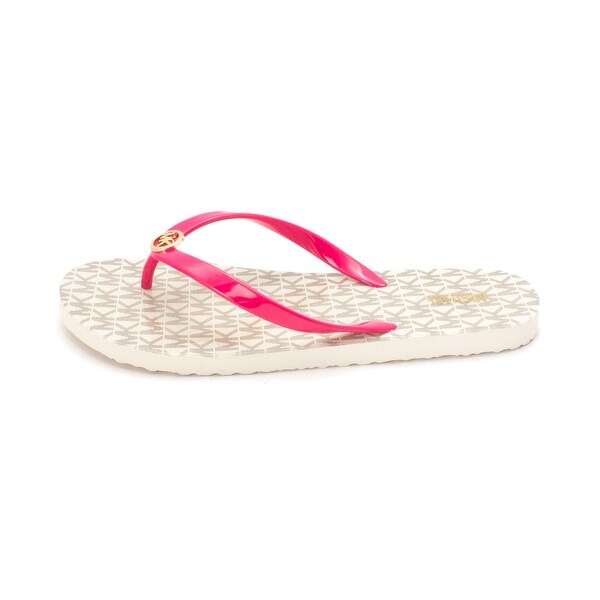 women's mk flip flops