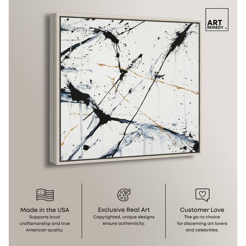 Splintered Impact I Canvas by Art Remedy