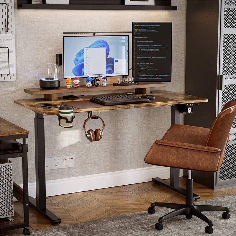 Computer Desk with Power Outlets