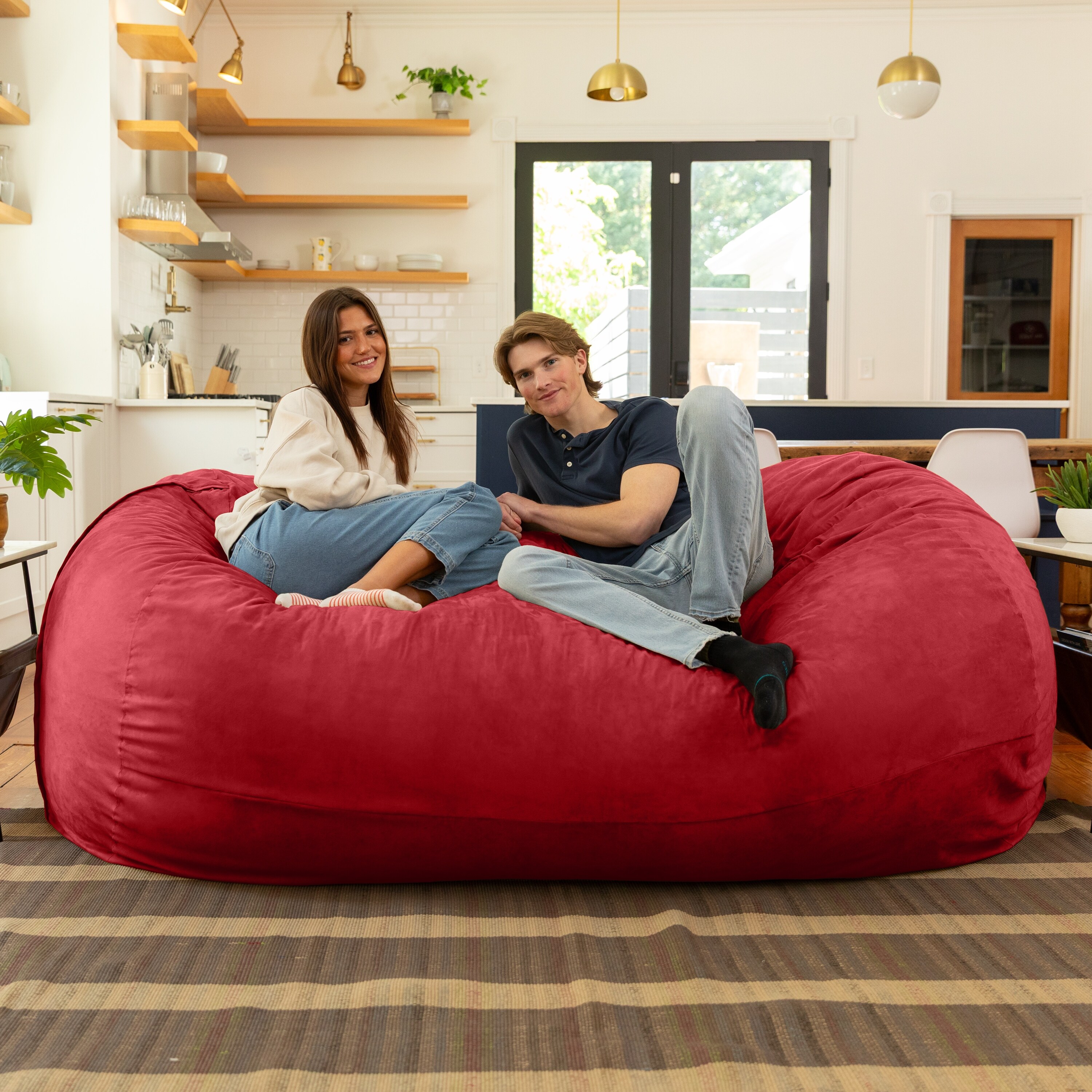 loungepug （TITO0607） Jaxx 7' Bean Bag Sofa - On Sale - Overstock - 7998725
