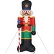 preview thumbnail 12 of 14, Fraser Hill Farm 10-Ft. Tall Traditional Nutcracker, Blow Up Inflatable with Lights and Storage Bag