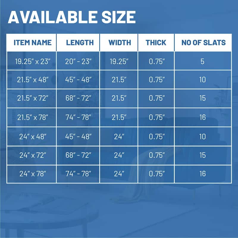 Heavy Duty Couch Support Board, Reinforced Under Cushion Panel for Sofas, Chairs & Loveseats, Easy Installation