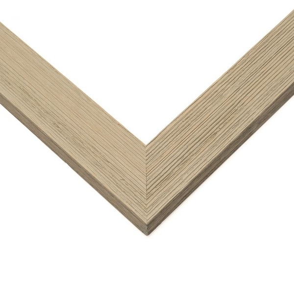 21x41 Grey Barnwood Picture Frame - With Acrylic Front and Foam Board Backing - Grey Barnwood (solid wood)