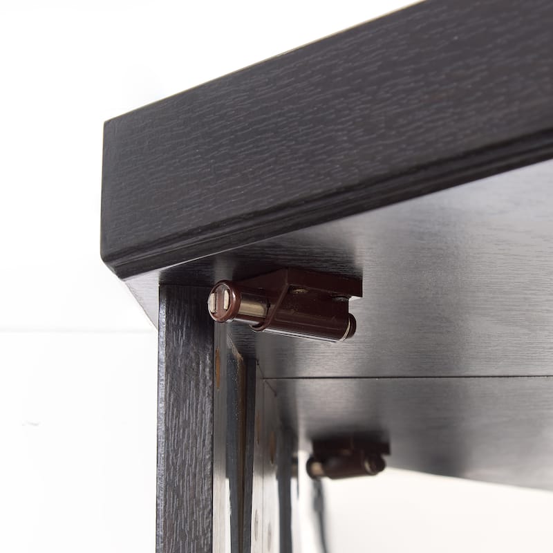 Lighted Corner Curio Cabinet Elegant Glass Display Case for Living Room & Bar Storage for Antique Collections & Wine