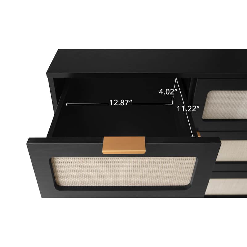 5 Drawer Cabinet Accent Storage Cabinet