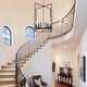 preview thumbnail 1 of 18, Acroma 12 Light Modern Farmhouse Rustic Pendant Chandelier-UL Certified