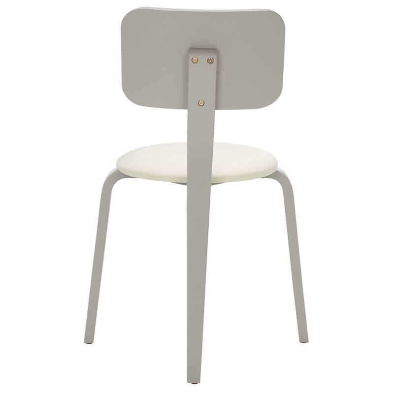 SAFAVIEH Alwine Upholstered Stackable Dining Chair (Set of 2) - 23Wx23Dx33H