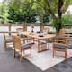 Option Natural Teak/Gray Cushion