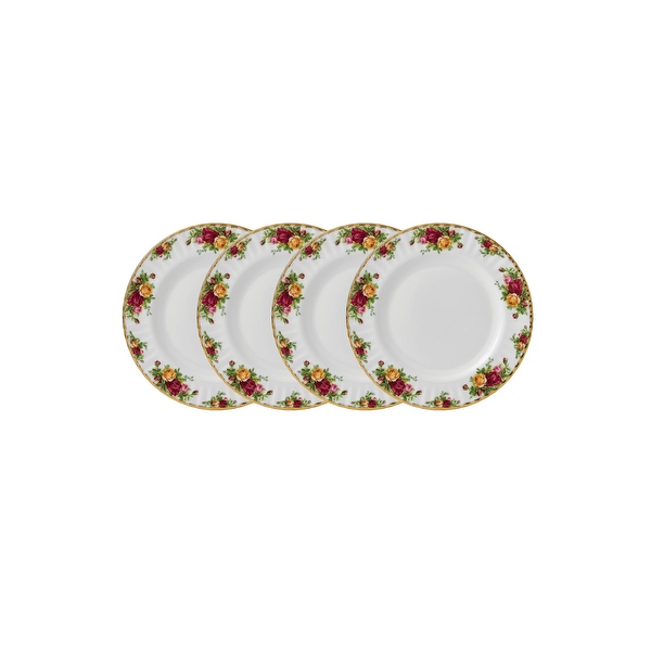 Royal Albert Old Country Roses Dinner Plate 10.5 Inch Set of 4