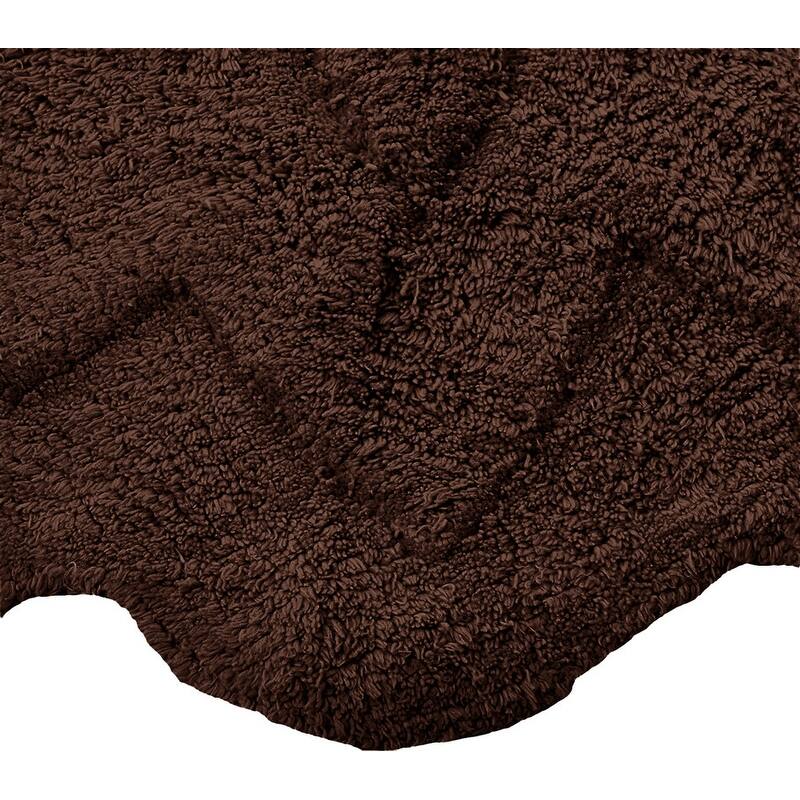 Sherry Kline Over Tufted Petals 32" Bath Rug - Grey, Brown, Black, Cream, Aloe Green Color Options