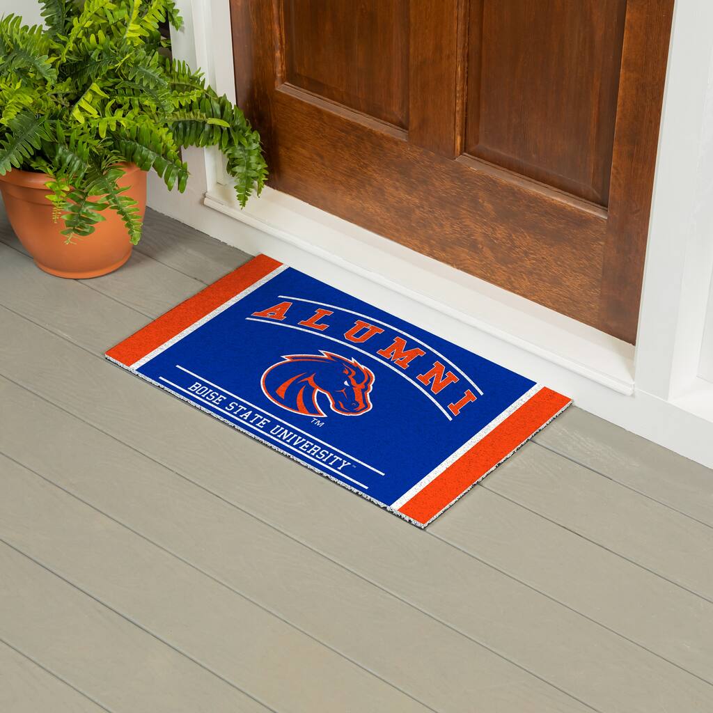 28 in. x 16 in. Boise State University Alumni Full Color PVC Door Mat