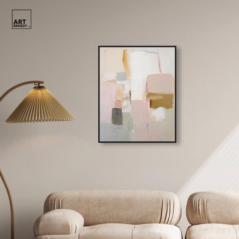 Apricot Cream I Canvas by Art Remedy