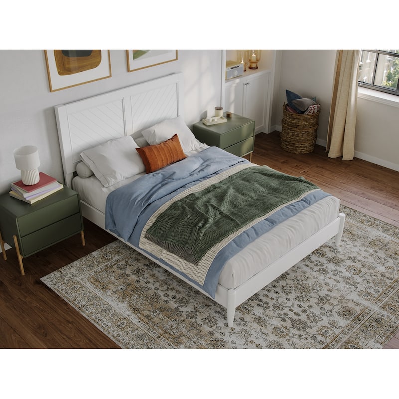 Berkshire Solid Wood Low Profile Platform Bed
