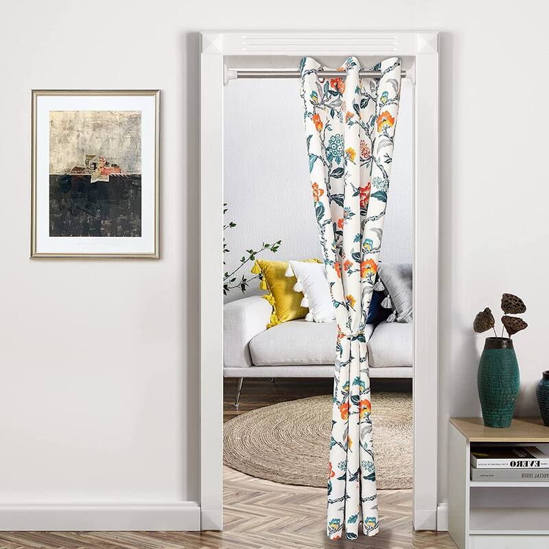 Porch & Den Navarre Botanical Blackout Curtain Panel Pair