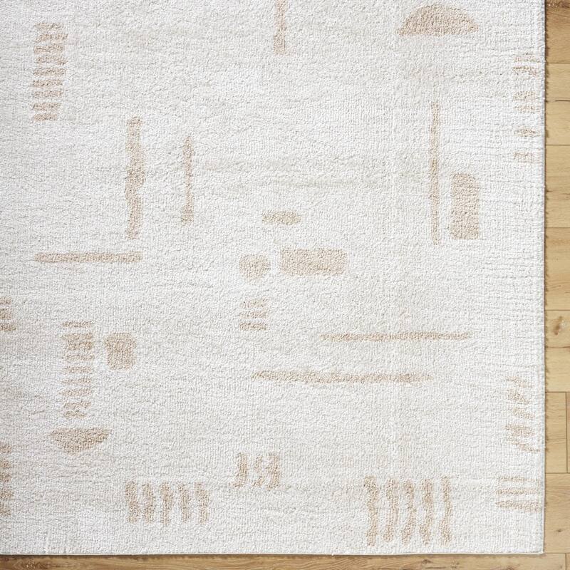 Livabliss Fossay Shag Modern & Contemporary Stripe Washable Area Rug
