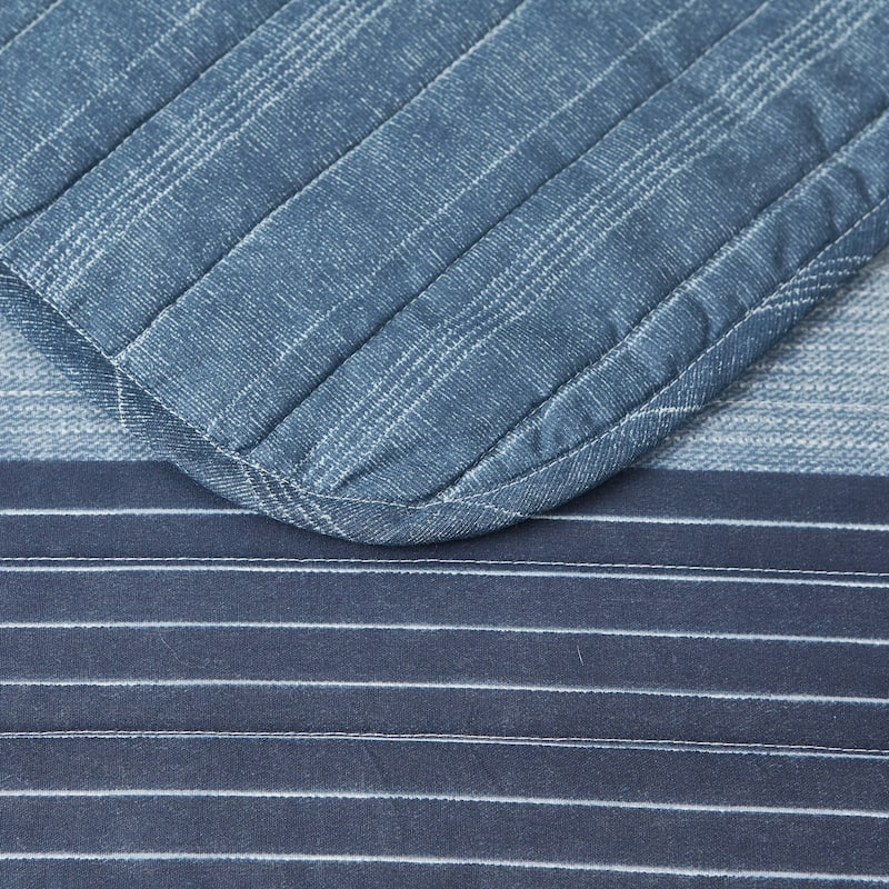 Nautica Ridgeport Cotton Reversible Quilt Set