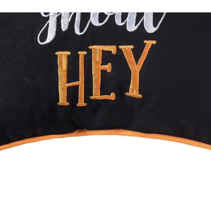 10" x 10" Hey Ghoul Hey Halloween Small/Petite Accent Pillow