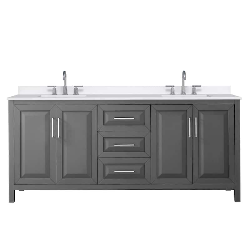 Wyndham Collection WCV252580D-QTZ-US3MXX Daria 80" Free Standing