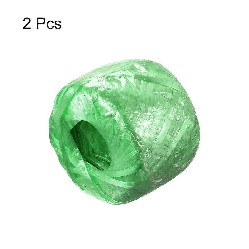 Polyester Nylon Plastic Rope Twine Bundled for Packing ,100m Green 2Pcs