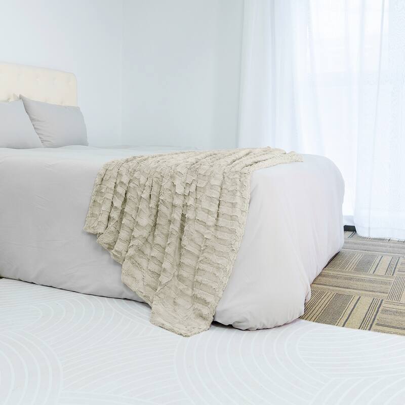 Saga Double Sided FauxFur Throw