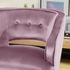 preview thumbnail 17 of 18, Mariposa Mid-century Velvet Accent Chair by Christopher Knight Home