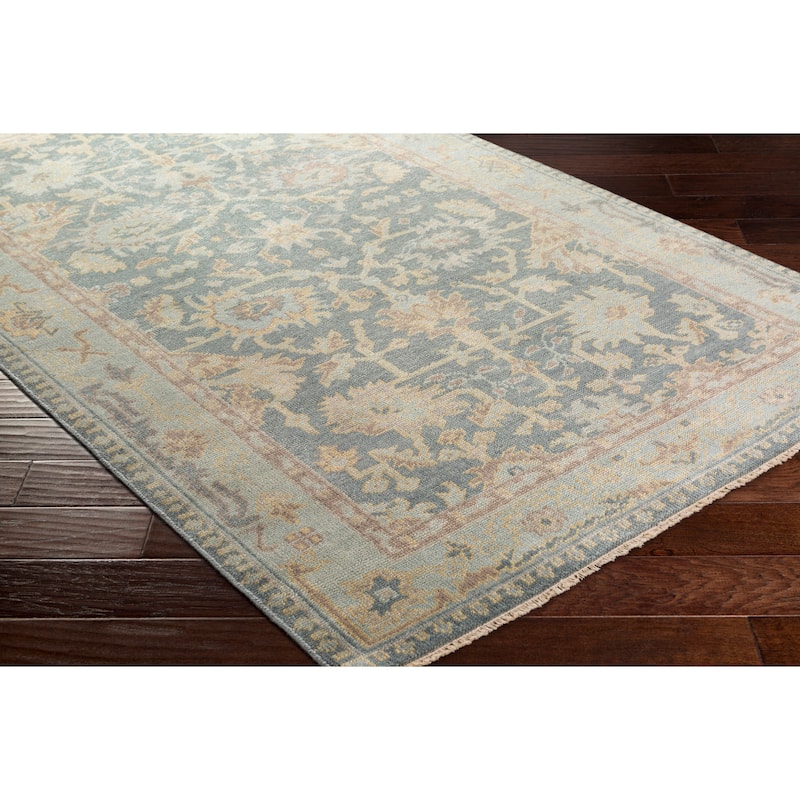 Hand Knotted Goodwin Wool Area Rug - 3'6" x 5'6" - 3'6" x 5'6"