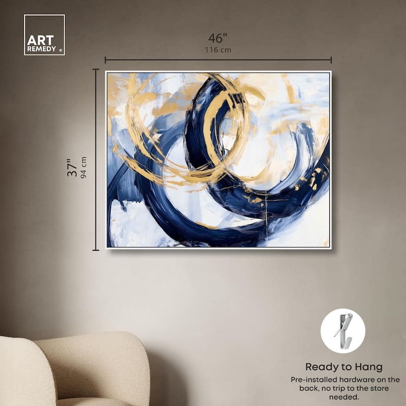 Bold Whirl I Canvas by Art Remedy