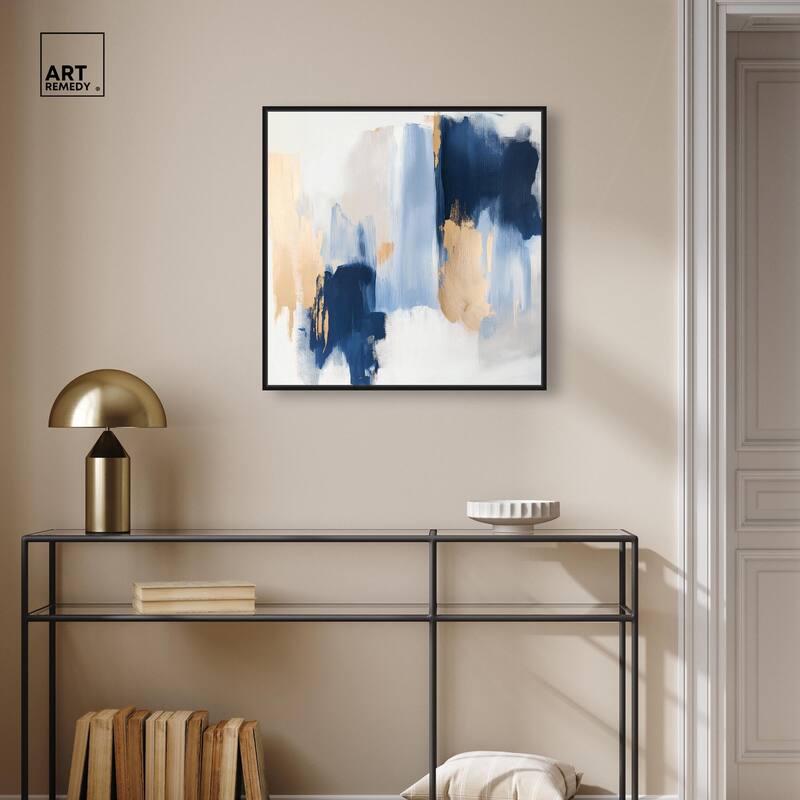 Tranquil Blue Depths I Canvas by Art Remedy