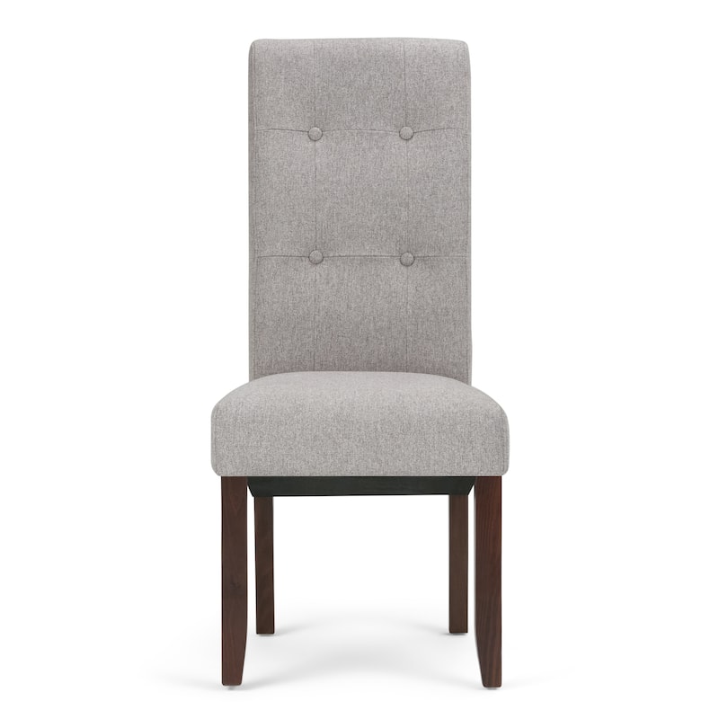 WYNDENHALL Essex Deluxe Tufted Parson Chair (Set of 2) - 18.9"w x 19.3"d x 42.1"h