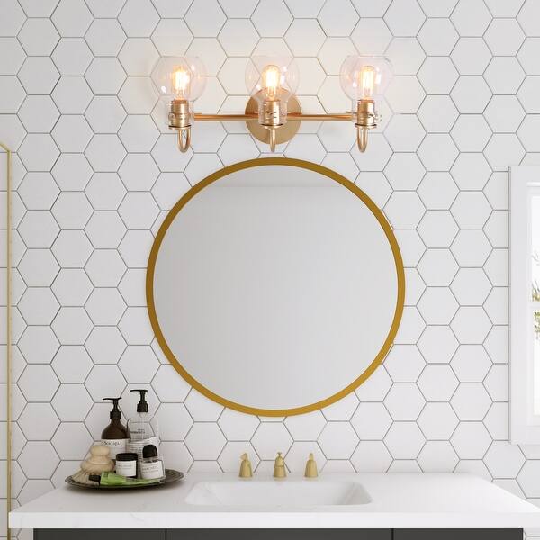 Modern Bathroom Wall Sconces Gold Vanity Lights For Powder Room L22 X W7 X H9 Overstock 29416107
