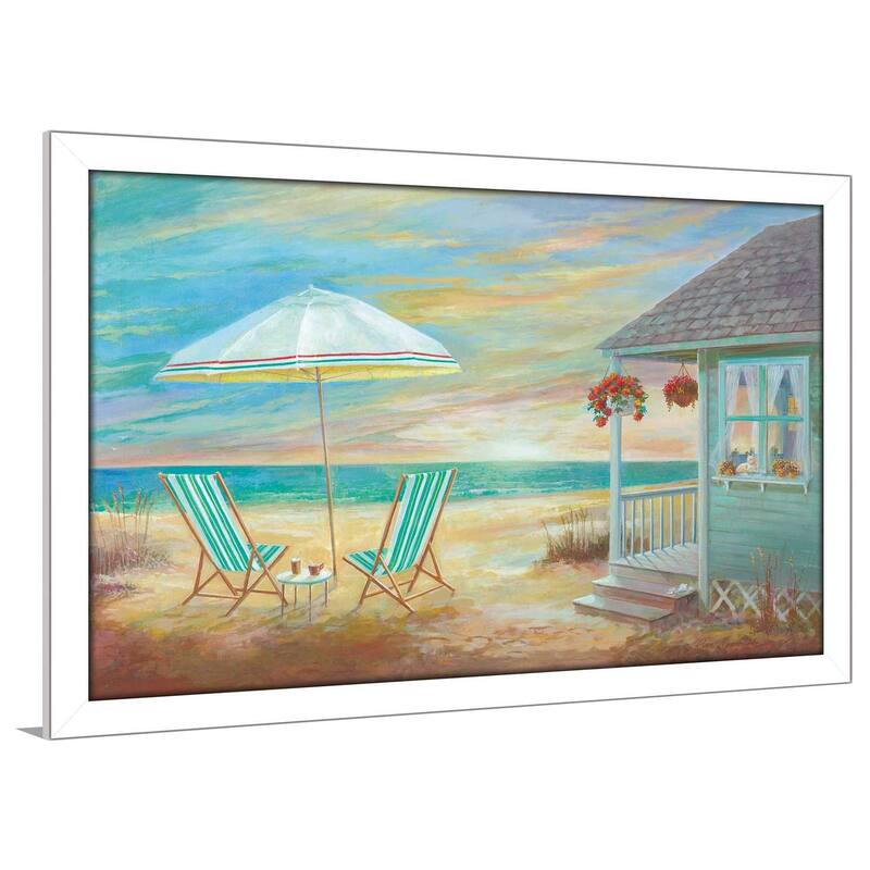 "Beach Cottage" by Ruane Manning Print on Acrylic