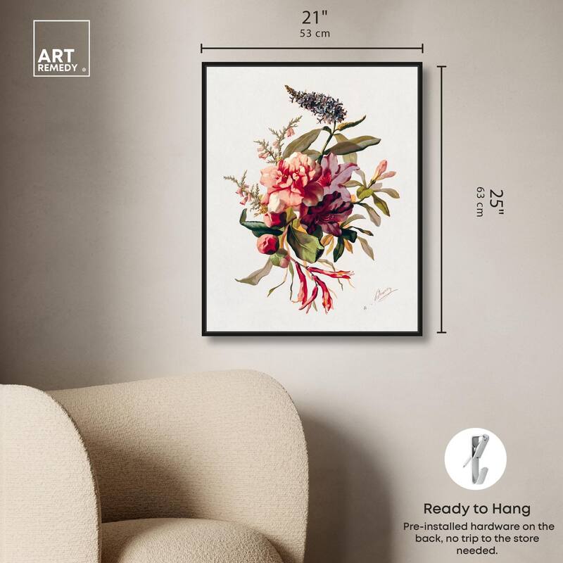 Winter-Flowering Plants Canvas by Art Remedy
