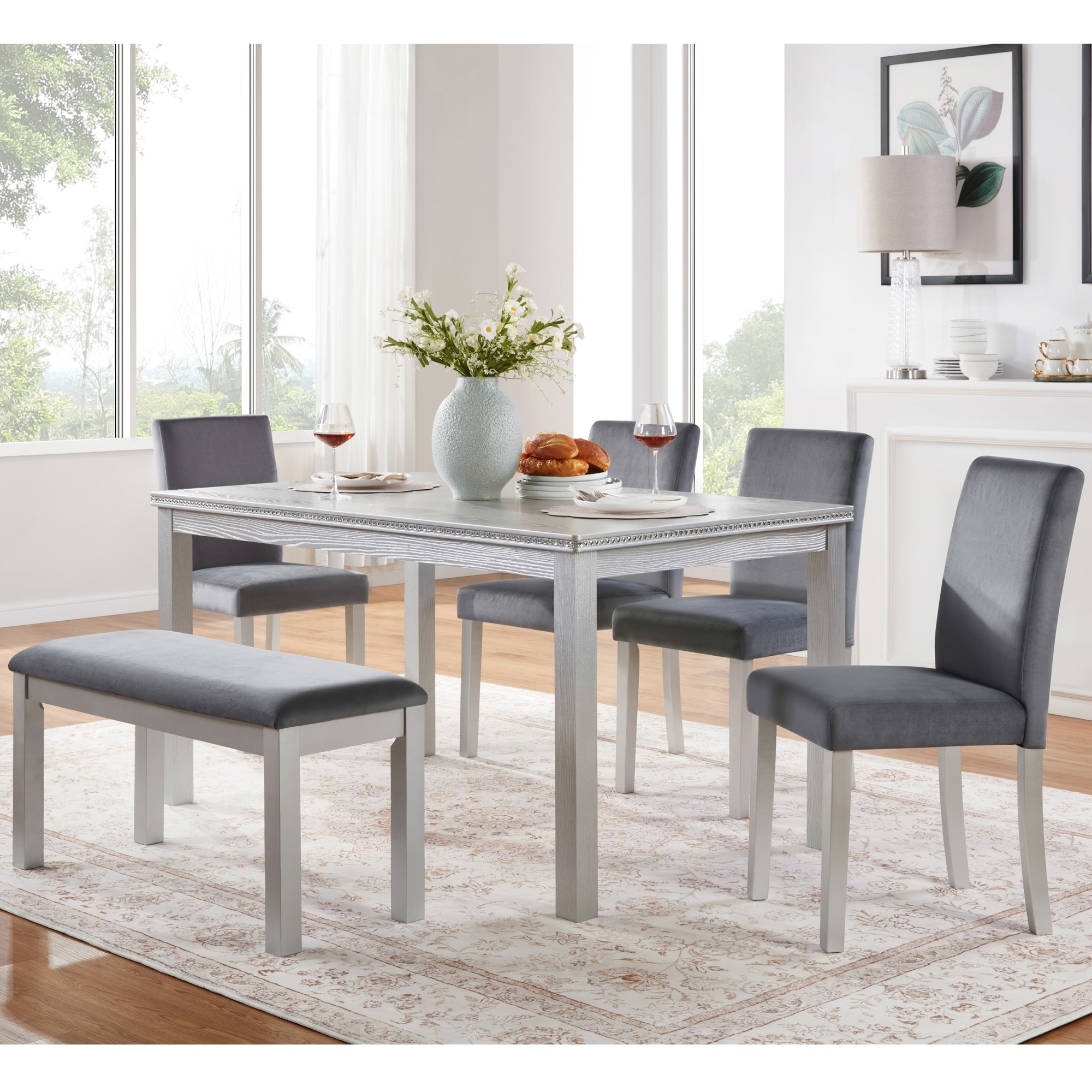 6-Piece-Wood-Grain-Dining-
