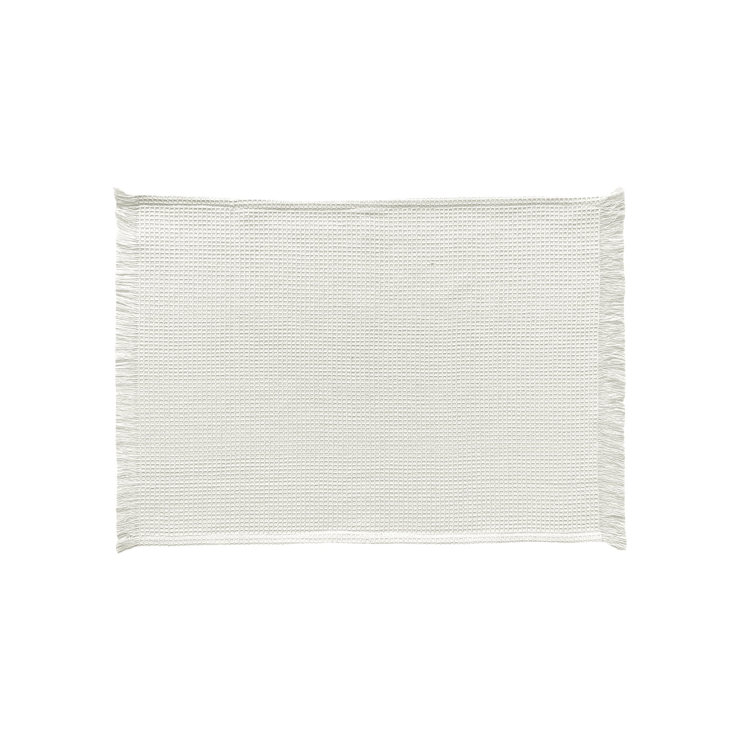Waffle Weave Ivory Placemat Set of 6