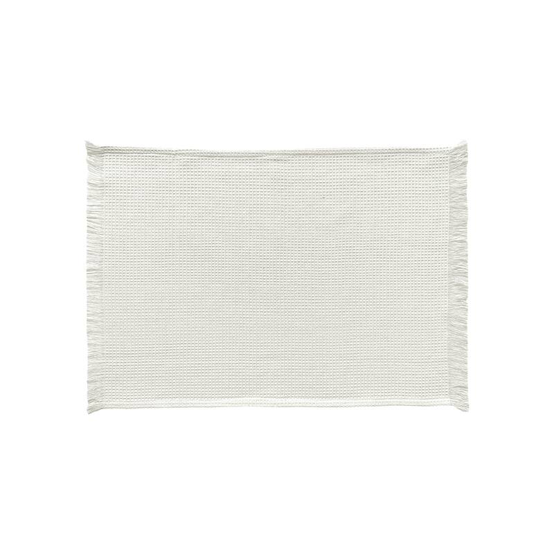 Waffle Weave Placemats (Set of 6) - Set of 6 - Off-White