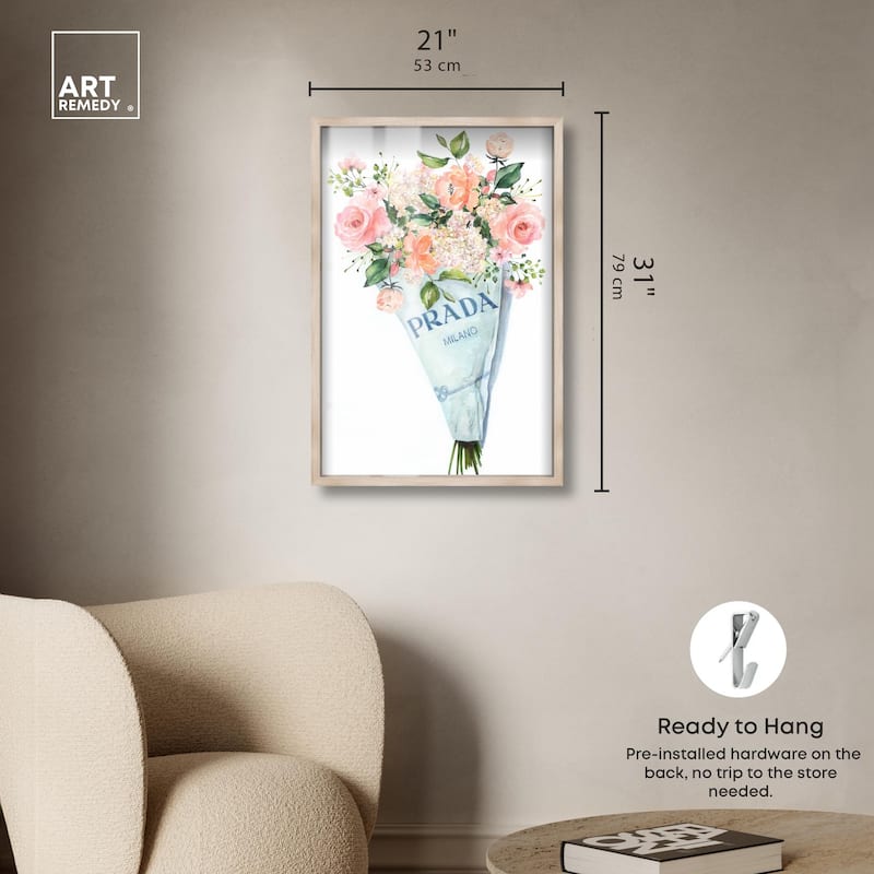 A World of Flowers Shadowbox by Art Remedy