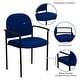 preview thumbnail 25 of 43, Comfort Stackable Steel Side Reception Chair with Arms