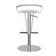 preview thumbnail 5 of 6, Somette Adjustable Stool with Acrylic Seat and Chrome Finish