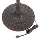 preview thumbnail 10 of 13, Victoria River of Goods Multicolor Stained Glass Dome Shade 64-Inch Floor Lamp - 18" x 18" x 64"