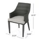 preview thumbnail 10 of 14, Hillhurst Outdoor 5-piece Round Wicker Dining Set with Cushions & Umbrella Hole by Christopher Knight Home