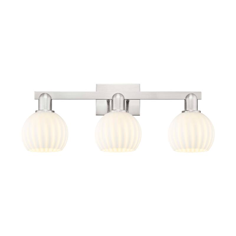Innovations Lighting Endless Possibilities Arcadia - White Venetian - 3 Light 25" Bath Vanity Light