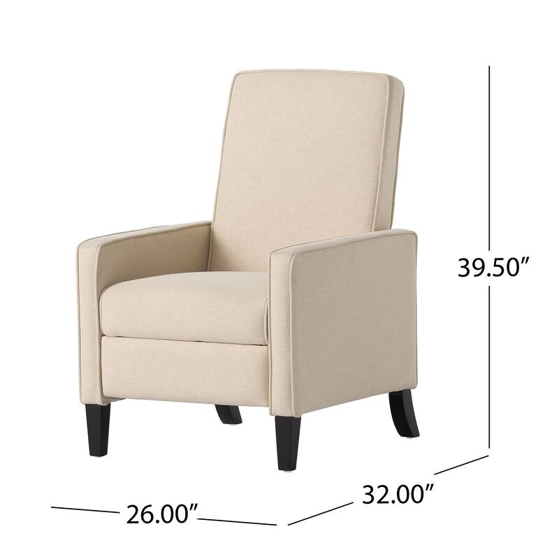 Dalton Fabric Recliner Club Chair by Christopher Knight Home