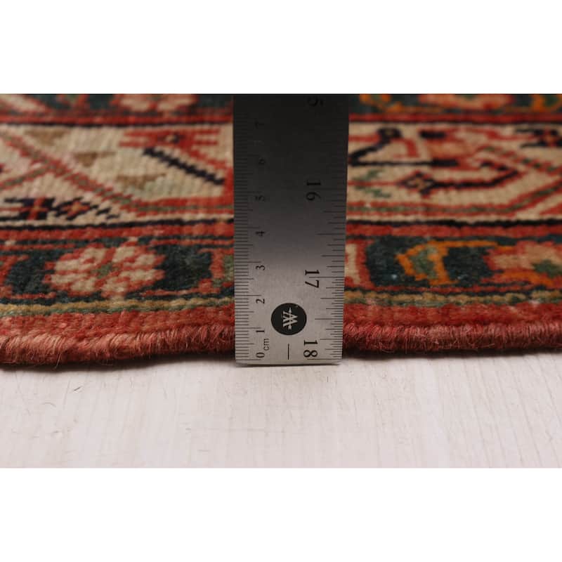 ECARPETGALLERY Hand-knotted Andelz Dark Navy Wool Rug - 3'5 x 10'3