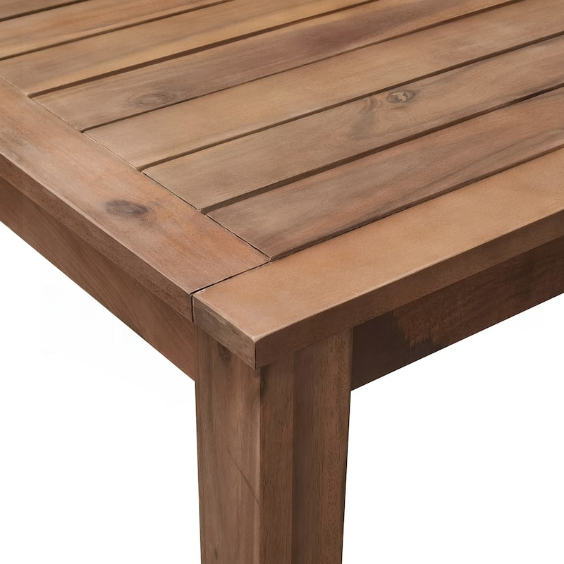 Acacia Wood Outdoor Dining Table And Chairs